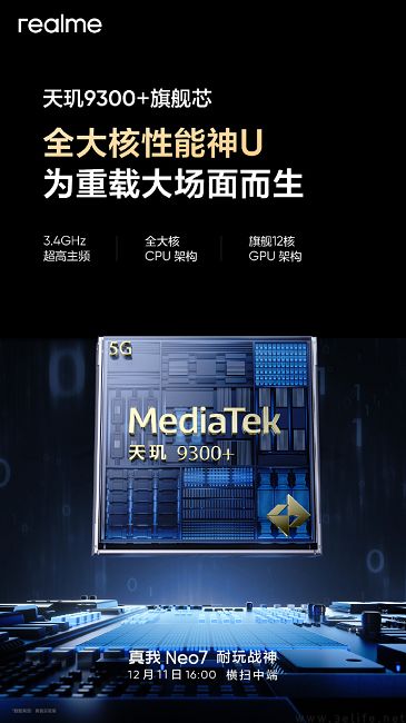 真我Neo7屏幕配置揭晓，将支持多重护眼方案